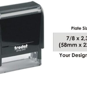 STAMP TRODAT 4913 (PRINTER 40) 7/8"*2-3/8"